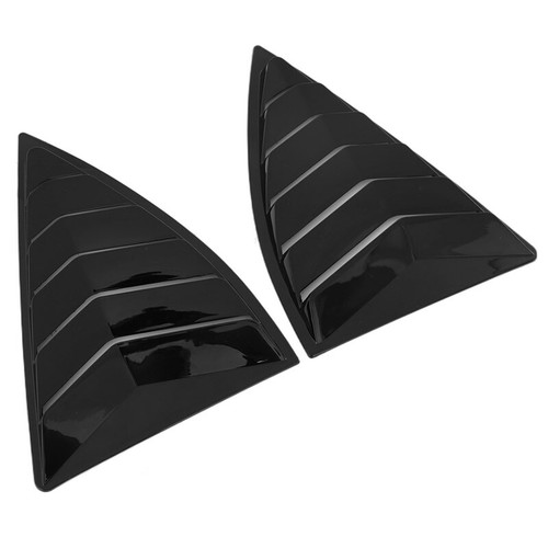 2x Quarter Side Window Louvers Cover For Chevy Camaro 2010-2015 SunShade Cover . - Picture 6 of 12