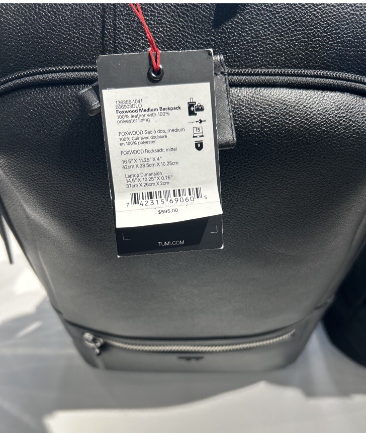 NEW Authentic Tumi FOXWOOD 100% LEATHER Medium Laptop NEW Authentic Tumi FOXWOOD 100% LEATHER Medium Laptop