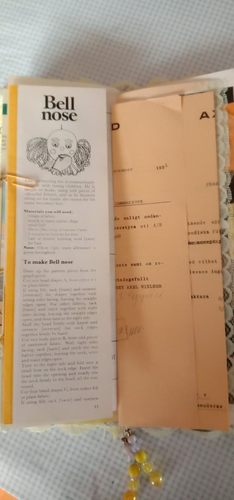 PRETTY SOFT COVER TALL SLIM STYLE JUNK JOURNAL VINTAGE YELLOW THEMED EPHEMERA - Picture 14 of 24
