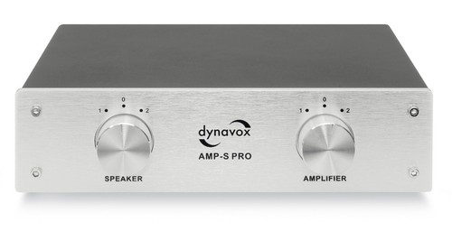 Lautsprecher Verstärker-Umschalter – 200W Dynavox AMP-S PRO - Silber - Bild 1 von 6