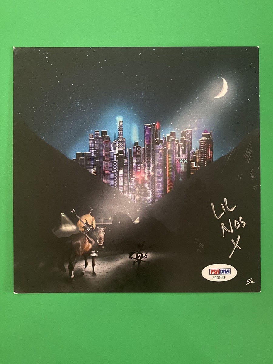リルナズX直筆サイン入り大型写真… Lil Nas X. Signed 7x7 Album Cover Photo 7 EP. Rap. Hip Hop. PSA