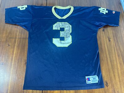 Joe Montana Notre Dame Fighting Irish Champion NCAA Jersey Size 44 Vintage 