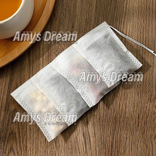 50/100/ 200X Empty Teabags String Heat Seal Filter Paper Herb Loose Tea Bags MEL - Picture 8 of 17