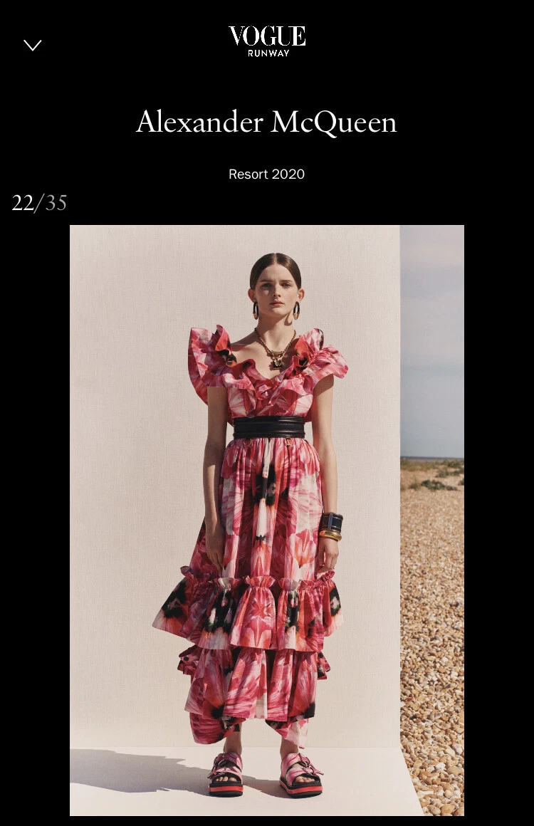 Alexander McQueen Abito Stampa Floreale Cotone Maxi Lungo 6UK XS 38IT Nuovo&Etichetta