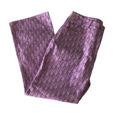   Vintage Y2K Rare Christian Dior Monogram Diorissimo Oblique Cropped Pants