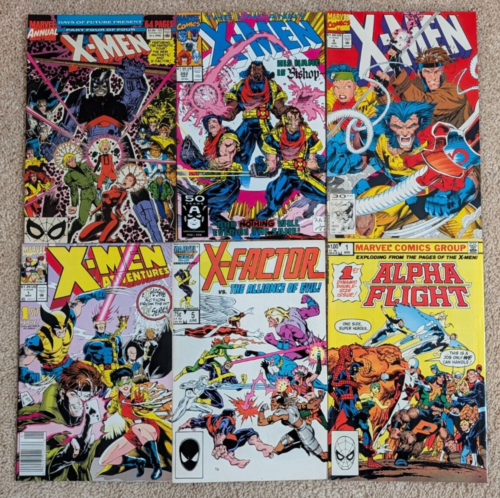 Uncanny X-Men #282 Annual #14 X-Men #4 Adventures #1 X-Factor #5 AlphaFlight #1