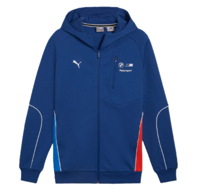 Puma Men's BMW M Motorsport Hooded Sweat Jacket Blue 627456