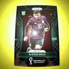 2022 Panini Prizm FIFA World Cup Qatar Alexis Vega RC Base Mexico