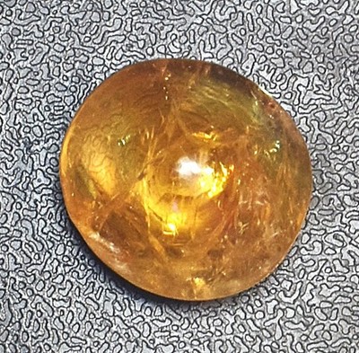 Citrine North Carolina 32.45 CT Cats Eye Cabochon with Setting Options