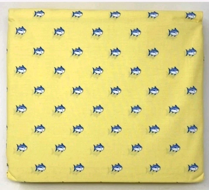 NUEVO JUEGO DE SÁBANAS SKIPJACK TALLA DOBLE SOUTH TIDE COLOR AMARILLO Foto 4 de 4