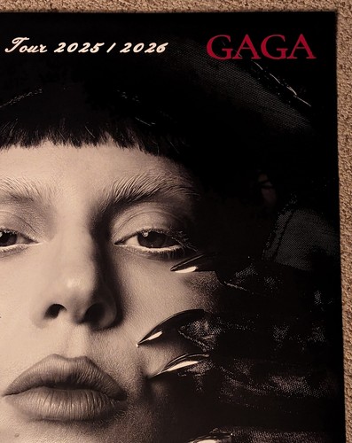 Official Lady Gaga The Mayhem Ball 2025 Tour Concert Poster & Light Wristband - Picture 4 of 11