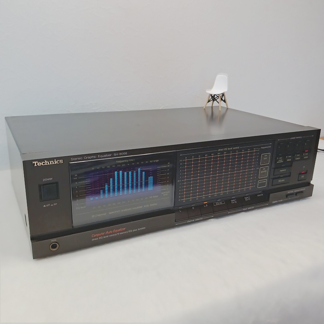 Technics SH-8066 グラフィックイコライザー テクニクス 美品 Technics SH-8066 12-Band Graphic Equalizer Vintage Audio Analyzer