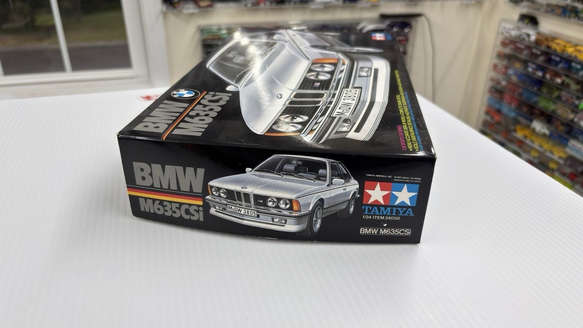 BMW M635CSi Tamiya 1:24 scale model kit #24058 vintage 1986 | eBay