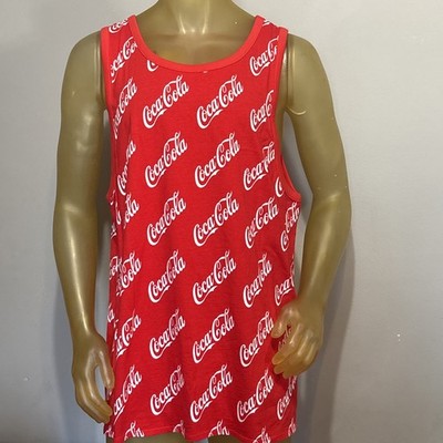 Coca Cola Men s XL Classic Red Tank Top Shirt