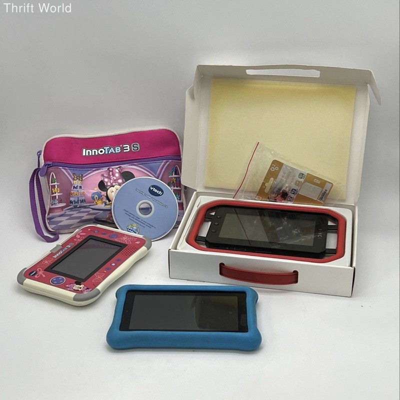 VTech InnoTab 3S Amazon Fire Vinci Tab II Kids Tablet Lot 3 Piece Untested