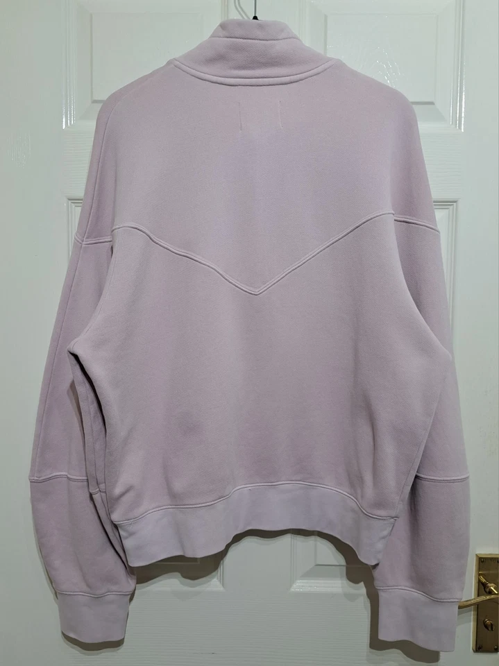 Sudadera Citizens Of Humanity Kennedy Para Mujer M Calce Suelto Algodón Rosa Peonía Foto 3 de 4