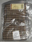 Longaberger Khaki Check Liner Picnic Tote Basket #23444164