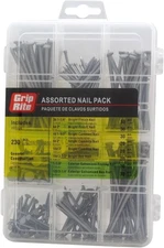 Grip Rite Prime Guard MPGCH Assorted Nail Pack for Use Multiple Sizes, Gray 
