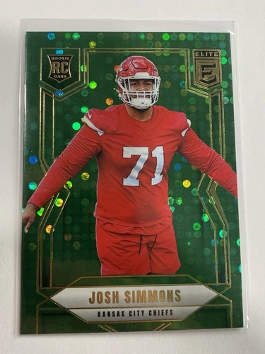 2025 Panini Josh Simmons Base (Raw)
