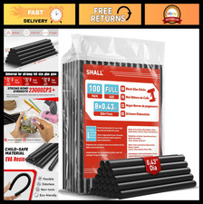 Full Size Hot Glue Sticks 0.43” x 8” - 100 Pack Black for All-Temp Glue Guns, DI 0.50 per gallon