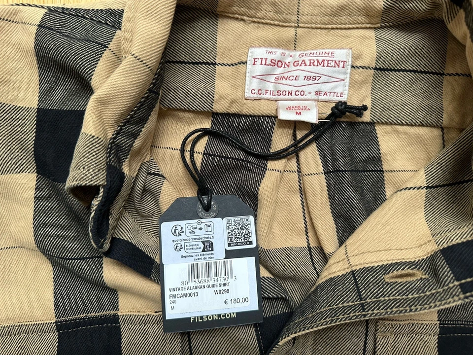 Filson - Alaskan Guide Shirt Vintage Wash / Flannel Hemd - M - Bild 4 von 4