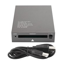 USB 2.0 to PC ATA PCMCIA Adapter Flash Disk Memory Card Reader Plug  Play USA