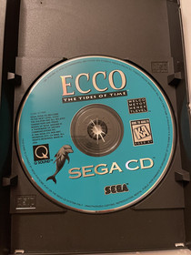 Ecco the Dolphin & The Tides of Time (Sega CD, 1993) Complete / CIB w/ Reg Cards