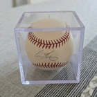 Drew Henson Rawlings Signed Official Major League Baseball Ball in Display Case