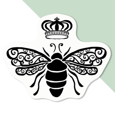 Aufkleber Sticker ''Bienenkönigin'' (DW009849)