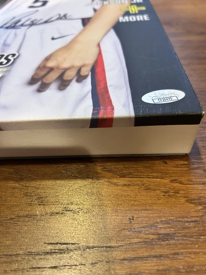 Paige Bueckers + Azzi Fudd Dual Signed 16x20 Canvas SLAM UConn JSA COA AUTO - Image 4 of 4