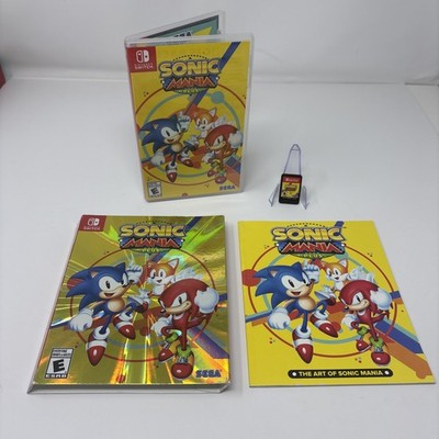 Sonic Mania Plus - Nintendo Switch w/ Art Book - Tested