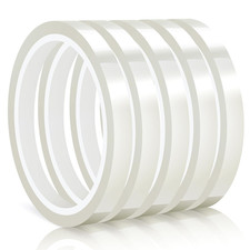 5 Rolls Heat Tape Sublimation, 10Mm X 30M Heat Resistant Tape Thermal Heatproof