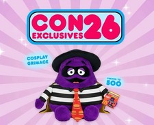 SDCC 2026 KidRobot Exclusive McDonald  s Grimace in Disguise Large Plush PRESALE