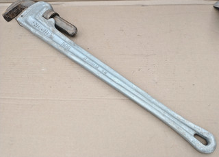 RIDGID Model 836 36" H. D. Aluminum Pipe Wrench ELYRIA OHIO "MADE IN USA"