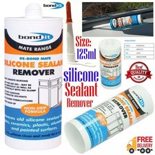 Bond It 125ml Silicone Sealant Remover Cured Non Drip Gel Adhesive DE-BOND Mate.