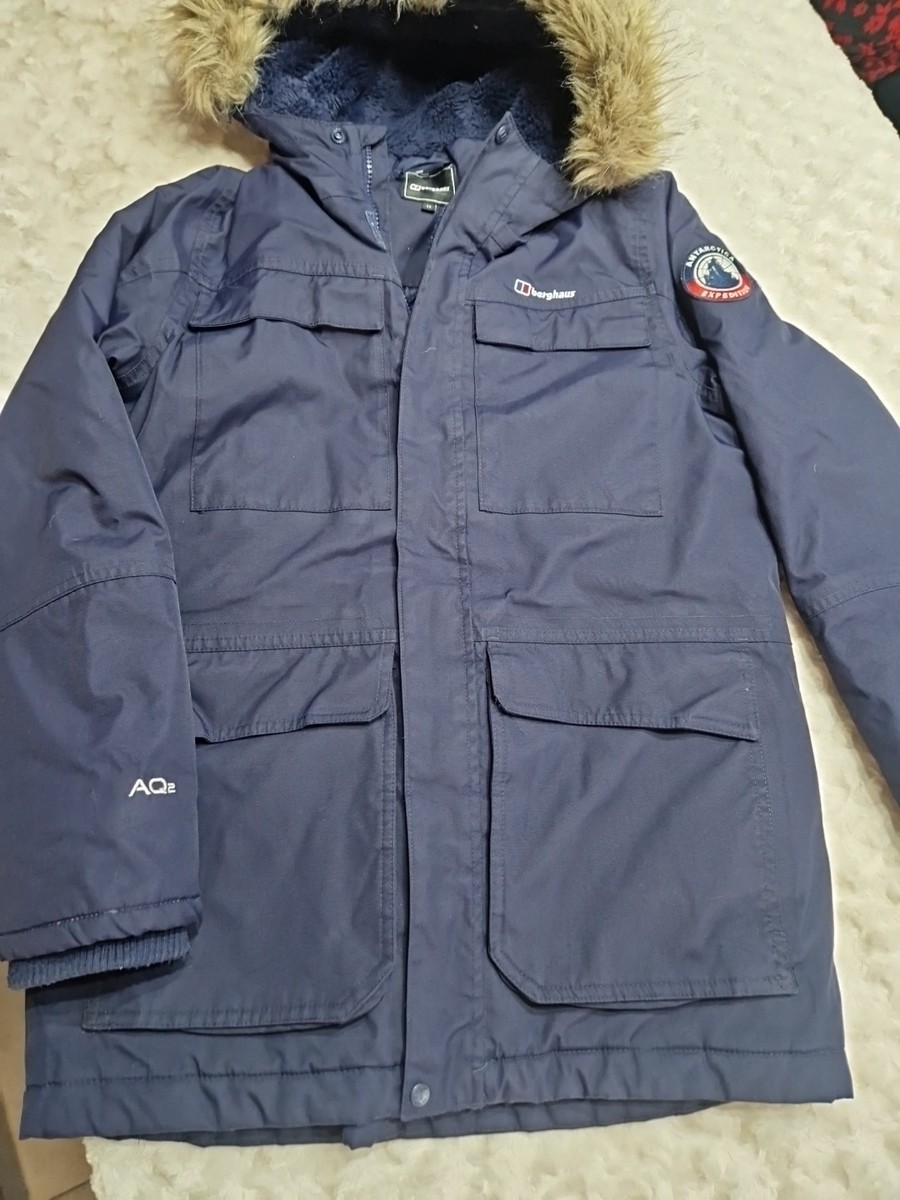 Insulated Jacket Boys Berghaus Parka Berghaus Coat Boys 13 Navy