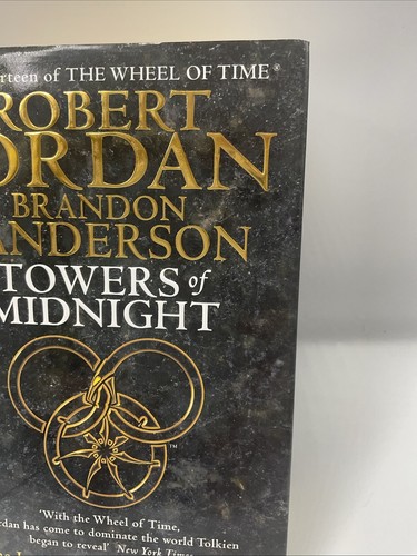 Jordan/Sanderson - Towers Of Midnight: Book 13 of the Wheel of Time Signed Copy - Foto 3 di 19