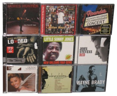Audio Music CD Lot - (James Hunter, Miller Boyz, John Stevens, Wayne Brady & Mor