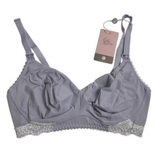 Cake Lingerie NEW 32D Plum Melba Maternity Nursing Bra Underwire Lavender Lace