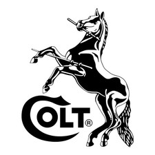 10 Pack-colt Firearms Guns Ammo Black Horse 3 Inch Vinyl Sticker Decal Set Lot