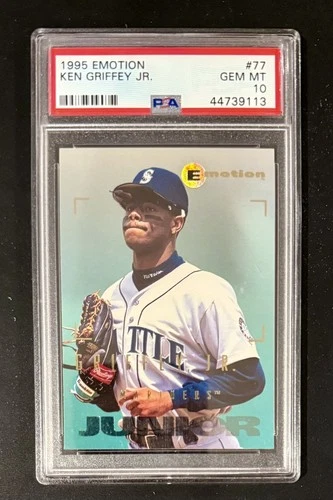 1995 EMOTION #77 KEN GRIFFEY JR. PSA 10