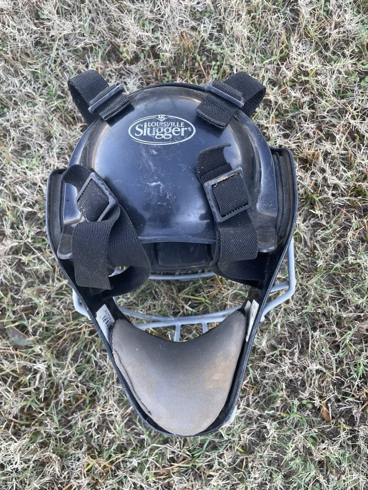 Louisville Slugger 捕手面具和头盔 守门员风格 青年 尺寸 6 3/8 7 1/8 — 第 4/4 张图片