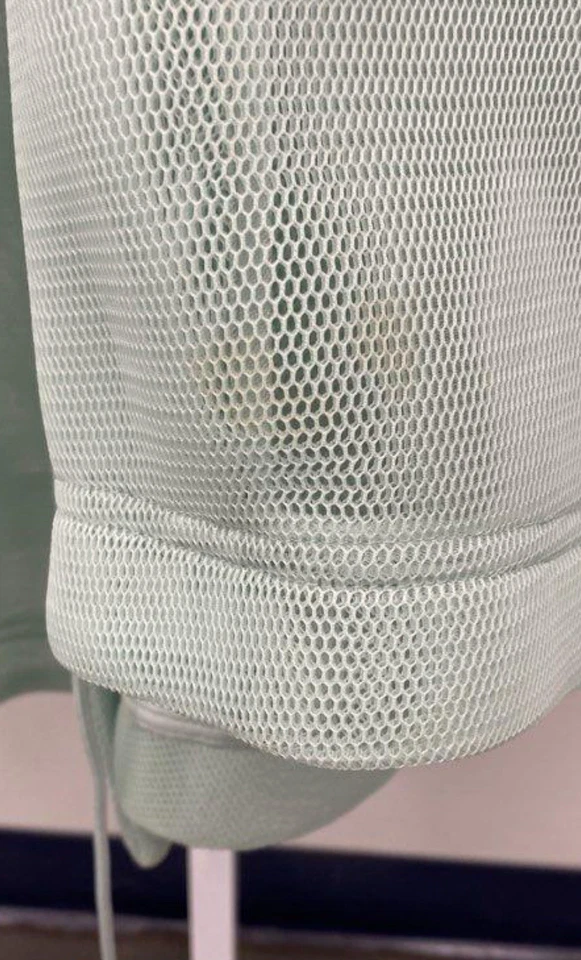 Chaqueta asimétrica IVY PARK Adidas verde tinte menta transparente, talla S Foto 3 de 4