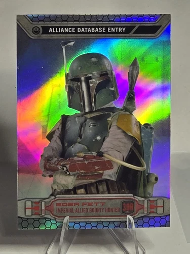 2014 Topps Chrome Star Wars Boba Fett Refractor Parallel 39R