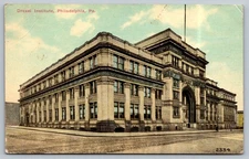 Vintage Drexel Institute Philadelphia PA Linen Postcard 2334