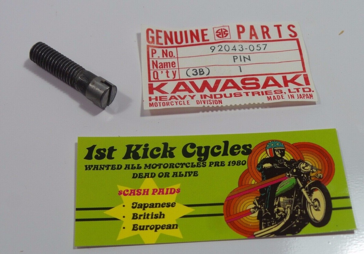 NOS Kawasaki SHIFTER LEVER Spring PIN H1 Z1 KZ1000 KZ900 92043-057