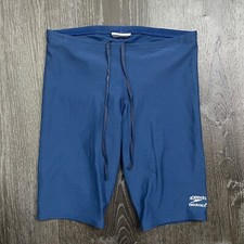 Speedo Boys Endurance Shorts Blue Swim Drawstring Size Fits like S