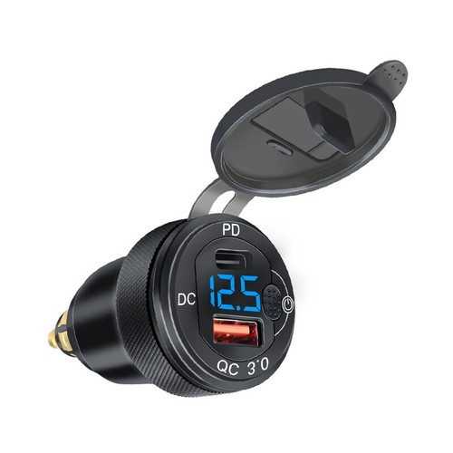 Pasuje do Bmw Podwójna ładowarka USB Hella Din Gniazdo Adapter Motocykl 12V-24V