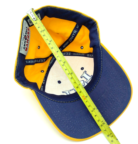 LSU Tigers Hat Zephyr Fitted Cap Yellow Mens Size 7 5/8 Vintage - Picture 8 of 8