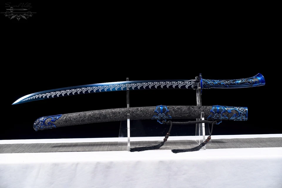 Handmade Katana/Manganese steel/Collectible Sword/Full Tang/Sharp Blade - Image 3 of 4